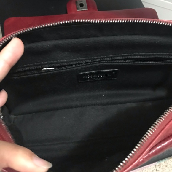 SOLD! Chanel easy flap bag with ruthenium hw- - Picture 7 of 8